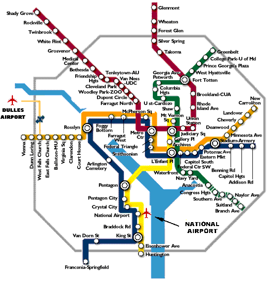 MetroRail System Map